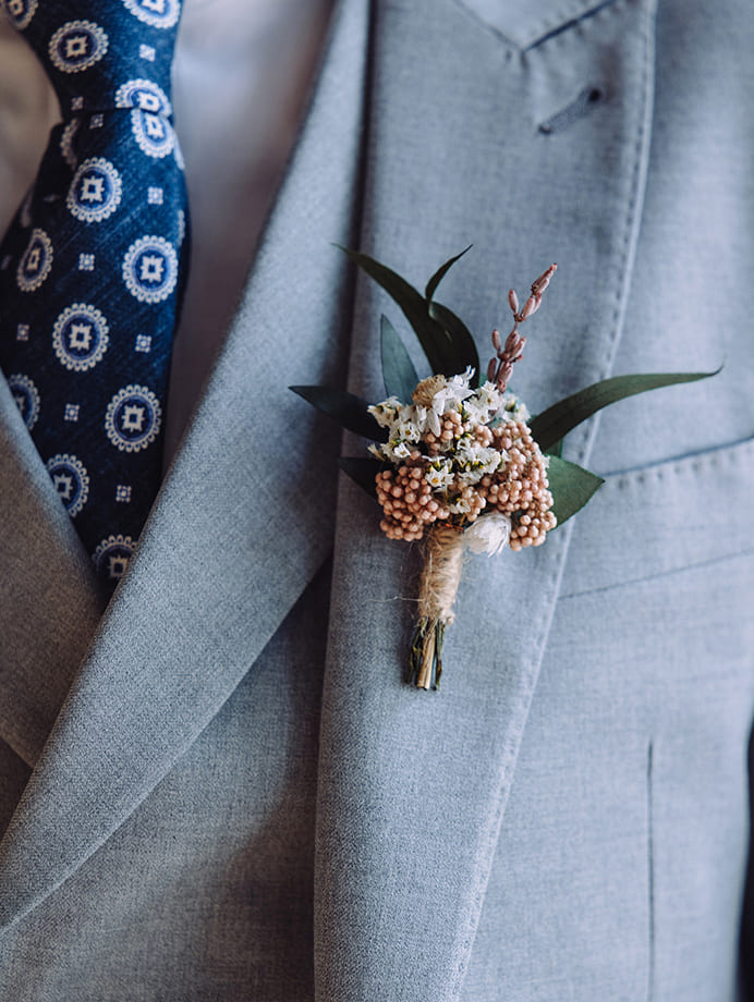 Prendidos de boda preservados