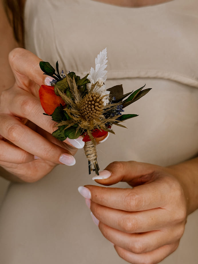 Prendidos de boda preservados