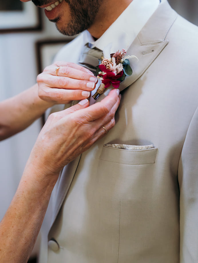Prendidos de boda preservados