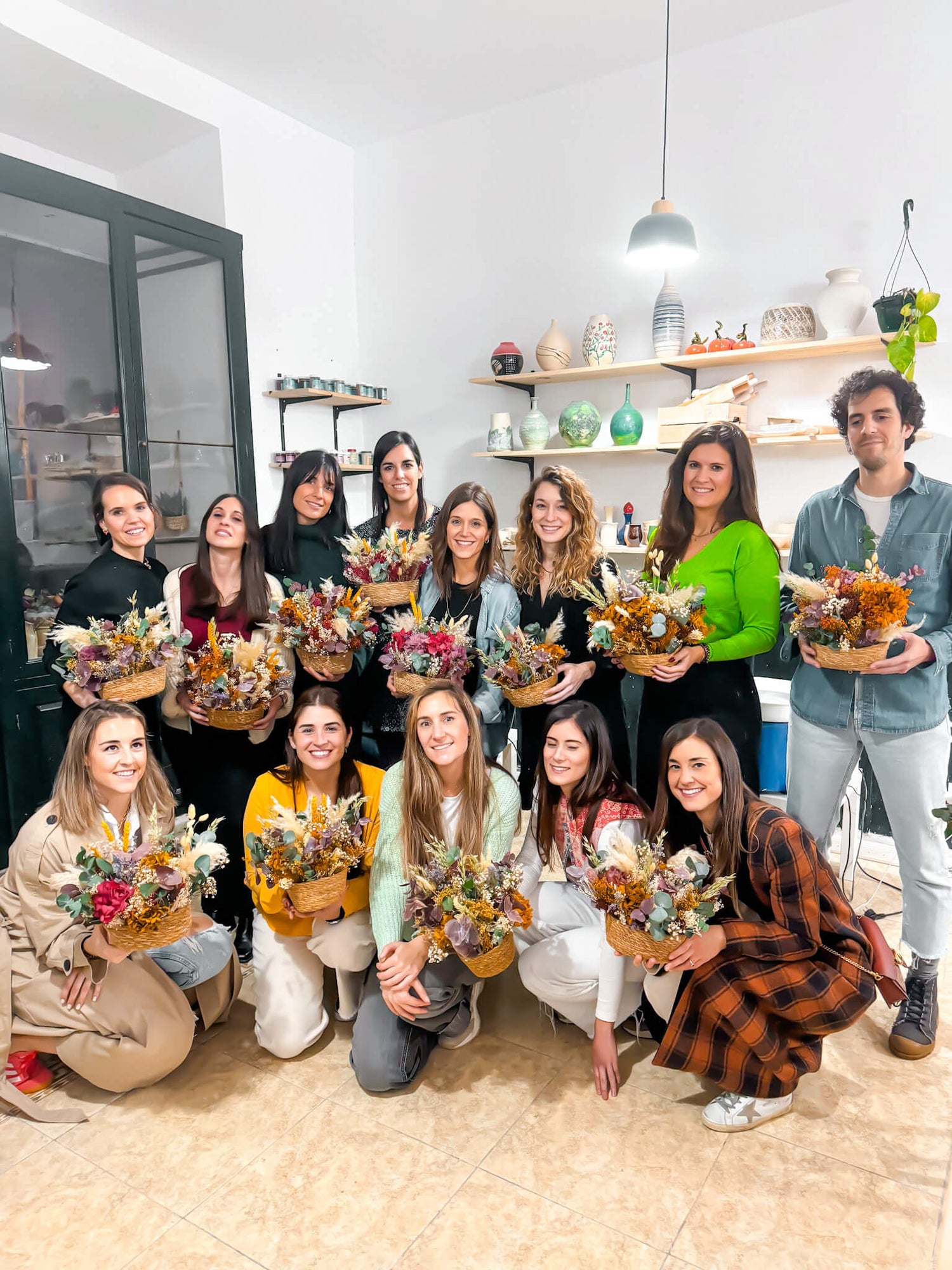 Taller de flores preservadas