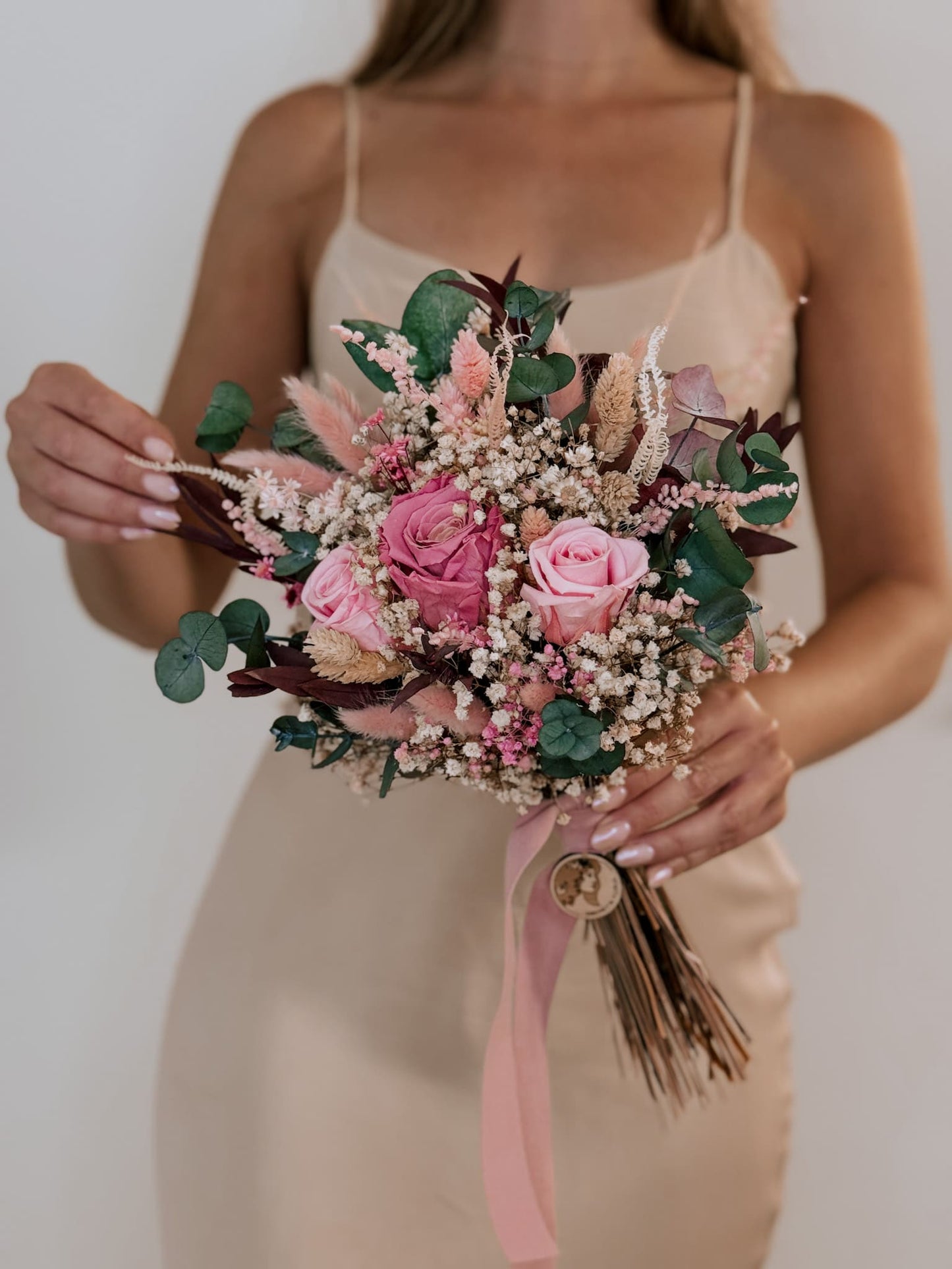 Ramo de novia Aila de flores preservadas